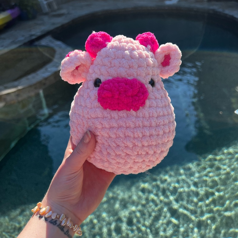 Handmade Squish Cow Plushies